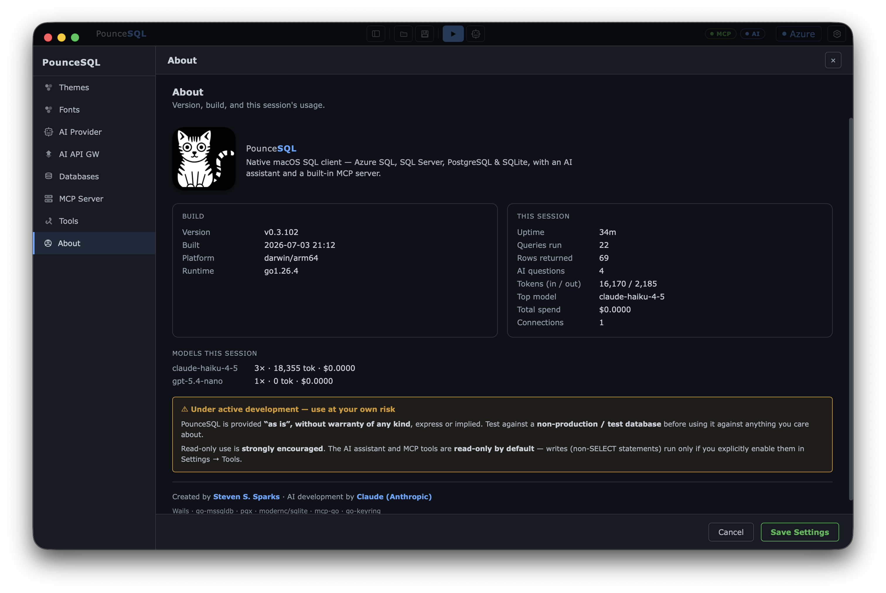Native settings